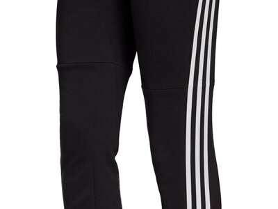 adidas Damen Sportswear 3-Streifen Skinny Hose Schwarz