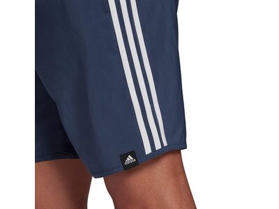 adidas Herren Classic-Length 3-Streifen Badeshorts Blau