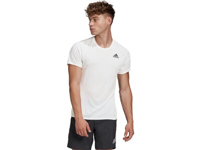 adidas Herren Runner T-Shirt Weiß
