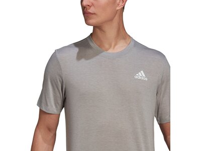 adidas Herren Primeblue Designed 2 Move Heathered Sport T-Shirt Grau