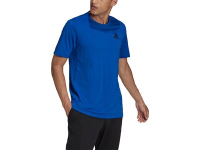 adidas Herren AEROREADY Designed 2 Move Sport T-Shirt Blau