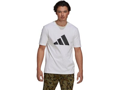 adidas Herren Sportswear Future Icons Logo Graphic T-Shirt Silber