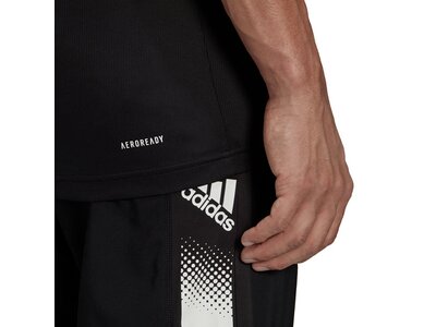 adidas Herren AEROREADY Designed to Move Sport T-Shirt Schwarz