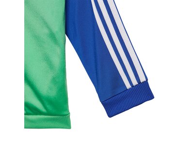 adidas Kinder 3-Streifen Tricot Trainingsanzug Blau