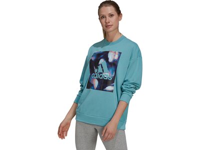 adidas Damen U4U Soft Knit Sweatshirt Blau