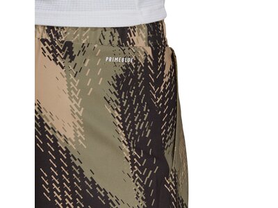 adidas Herren Primeblue 7-Inch Printed Shorts Braun