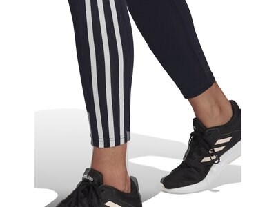 adidas Damen Designed To Move High-Rise 3-Streifen Sport 7/8-Tight Schwarz