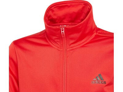 adidas Kinder 3-Streifen Team Trainingsanzug Rot