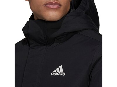 adidas Herren Utilitas 3-Streifen Hooded Jacke – Genderneutral Schwarz