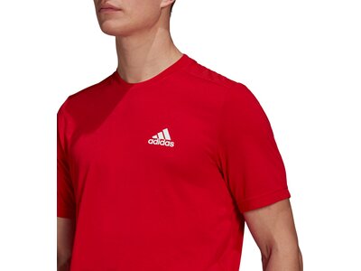adidas Herren AEROREADY Designed 2 Move Feelready Sport T-Shirt Rot