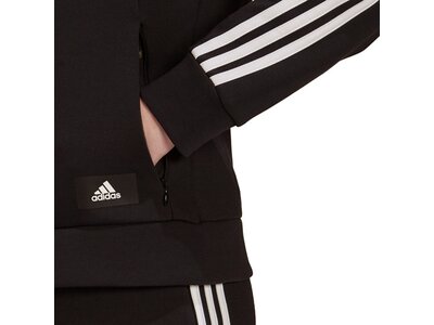 adidas Damen Sportswear Future Icons 3-Streifen Trainingsjacke Schwarz