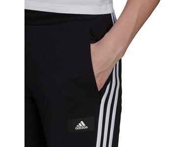 adidas Damen Sportswear Future Icons 3-Streifen Flare Hose Schwarz