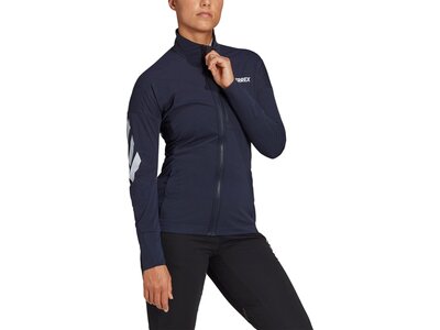 adidas Damen TERREX Xperior Soft Shell Skilanglaufjacke Blau