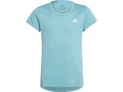 ADIDAS Kinder Shirt T-Shirt Aeroready 3-Stripes Blau