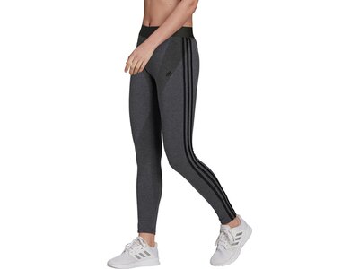 adidas Damen LOUNGEWEAR Essentials 3-Streifen Leggings Grau