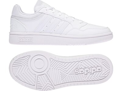 adidas Damen Hoops 3.0 Low Classic Schuh Weiß