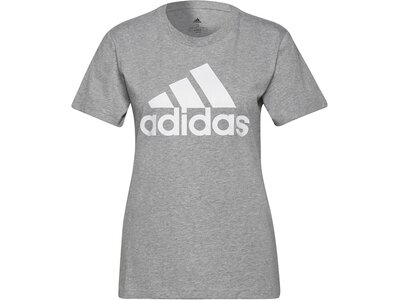 adidas Damen Loungewear Essentials Logo T-Shirt Grau