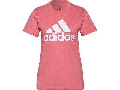 adidas Damen Loungewear Essentials Logo T-Shirt Pink