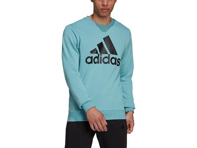 adidas Herren Essentials Big Logo Sweatshirt Blau