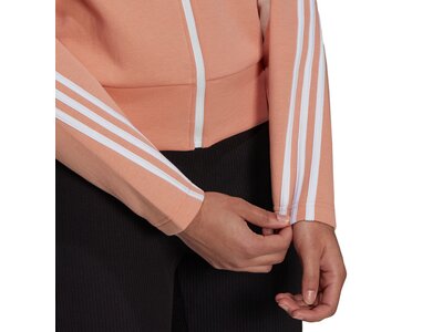 adidas Damen Sportswear Colorblock Full-Zip Jacke Braun