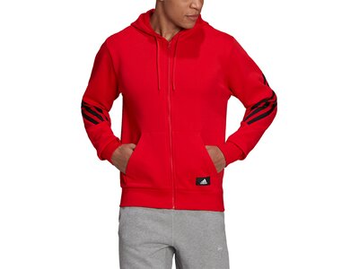 adidas Herren Sportswear Future Icons 3-Streifen Kapuzenjacke Rot