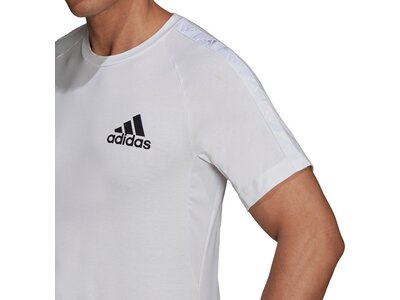 adidas Herren AEROREADY Designed to Move Sport Motion Logo T-Shirt Grau