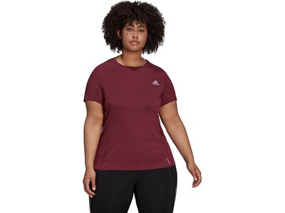 adidas Damen Runner T-Shirt – Große Größen Braun