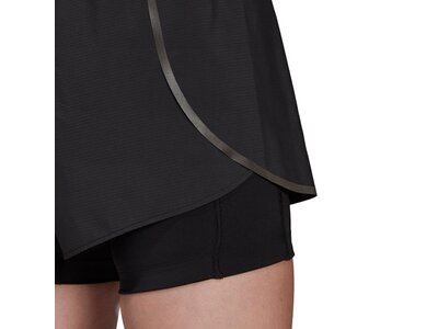 adidas Damen Adizero Two-in-One Shorts Schwarz