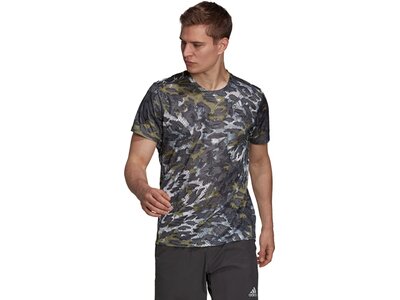 adidas Herren Fast Graphic Primeblue T-Shirt Grau