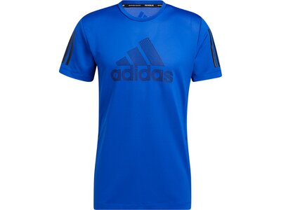 adidas Herren AEROREADY Warrior T-Shirt Blau
