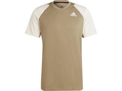 adidas Herren Club Tennis T-Shirt Braun