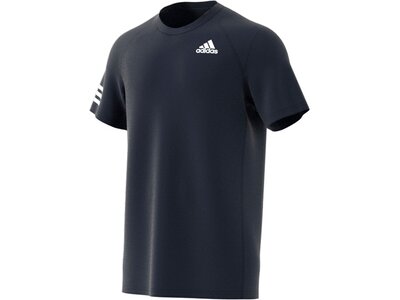 adidas Herren Club Tennis 3-Streifen T-Shirt Schwarz