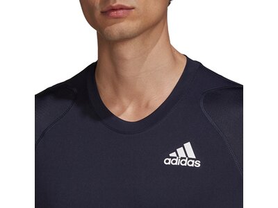 adidas Herren Club Tennis 3-Streifen T-Shirt Schwarz