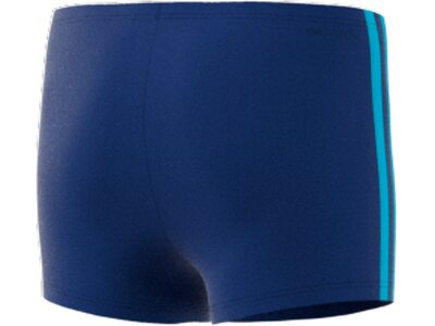 adidas Kinder 3-Streifen Boxer-Badehose Blau