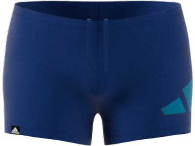 adidas Herren Logo Graphic Boxer-Badehose Blau