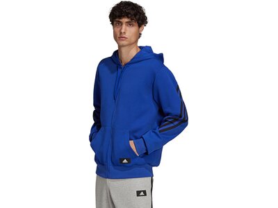 adidas Herren Sportswear Future Icons 3-Streifen Kapuzenjacke Blau