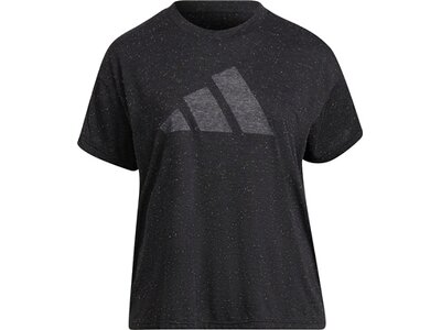adidas Damen Sportswear Future Icons Winners 3.0 T-Shirt – Große Größen Schwarz