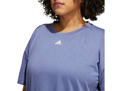adidas Damen Training 3-Stripes AEROREADY T-Shirt – Große Größen Blau