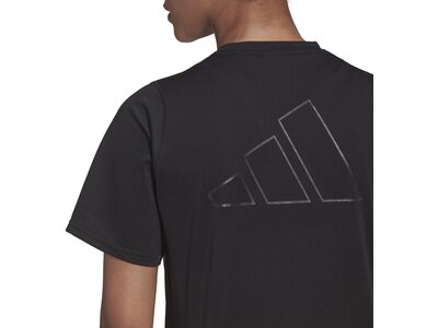 ADIDAS Damen T-Shirt Run Icons Running Schwarz