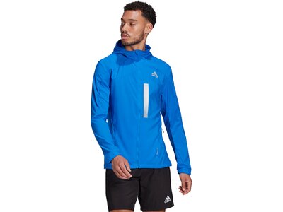 adidas Herren Marathon Translucent Jacke Blau