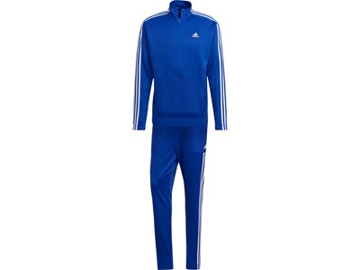 adidas Herren AEROREADY Tricot Quarter-Zip Trainingsanzug Blau