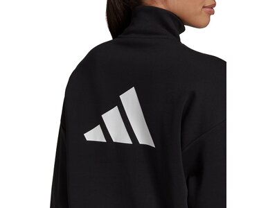 adidas Damen Sportswear Future Icons Quarter-Zip Sweatshirt Schwarz