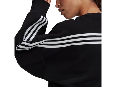adidas Damen Sportswear Future Icons 3-Streifen Sweatshirt Schwarz