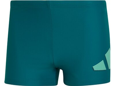 adidas Herren Logo Graphic Boxer-Badehose Blau