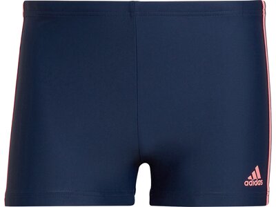 adidas Herren 3-Streifen Boxer-Badehose Blau