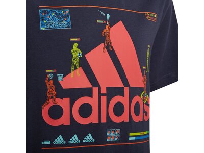 adidas Kinder Gaming Graphic T-Shirt Schwarz