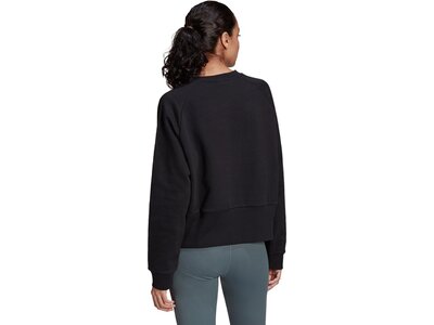 adidas Damen Essentials Studio Fleece Sweatshirt Schwarz