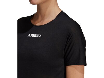 adidas Damen TERREX Agravic Pro Wool T-Shirt Schwarz