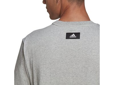 adidas Herren Sportswear Future Icons Logo Graphic T-Shirt Silber