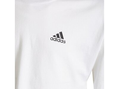 adidas Kinder Organic Cotton Future Icons Sport 3-Streifen Loose T-Shirt Weiß
